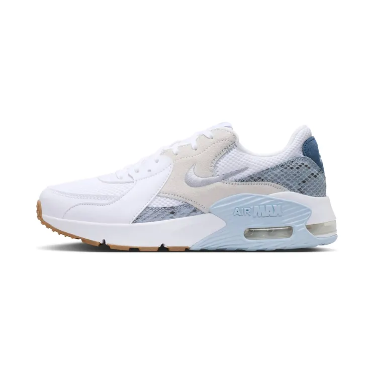 Nike Air Max Excee Premium Womens “White Hydrogen Blue Snakeskin” (IR1379-100)