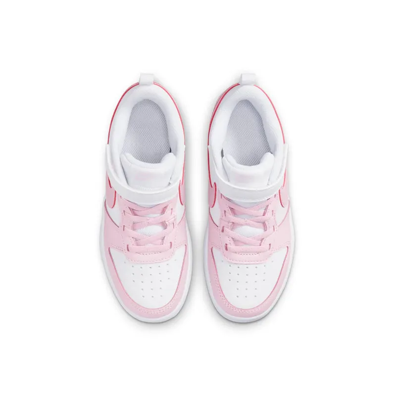 Nike Court Borough Low 2 White Pink Foam (DQ0473-100)