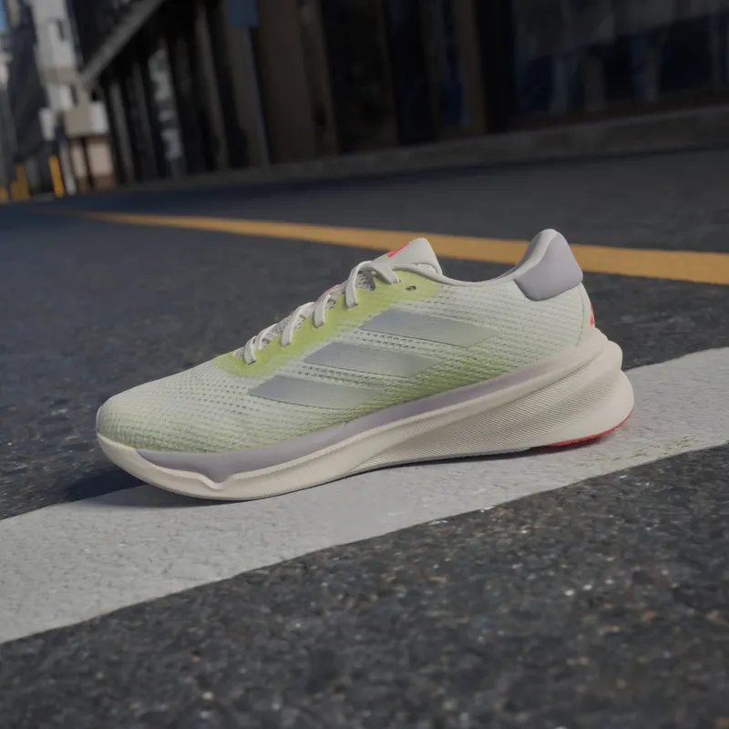 adidas Supernova Stride Off White Silver Metallic Pulse Lime (IE8181)