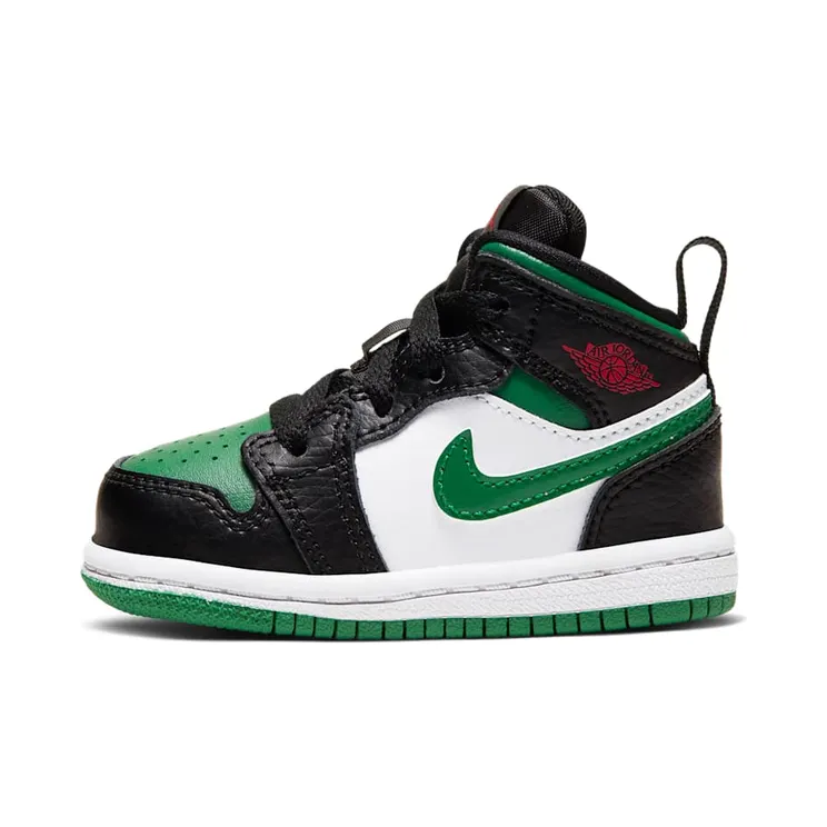 Air Jordan 1 Mid TD ‘Black Pine Green’ “Black / White / Gym Red / Pine Green” (640735-067)