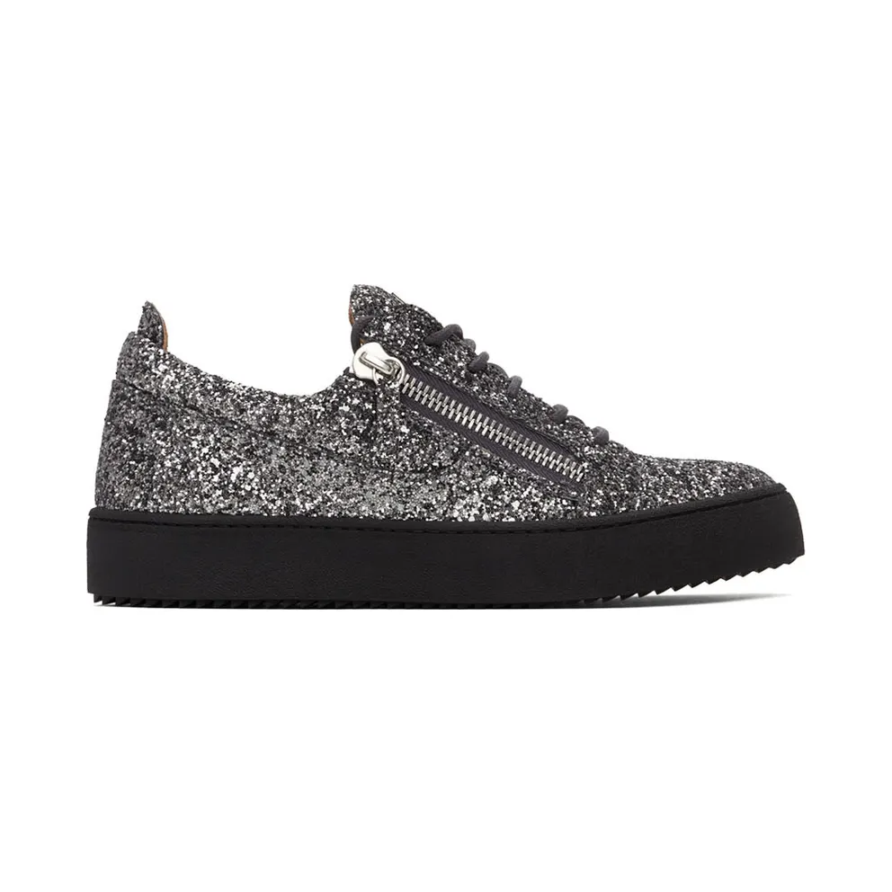 Giuseppe Zanotti Silver Glitter May London Sneaker (RU00007-85956)