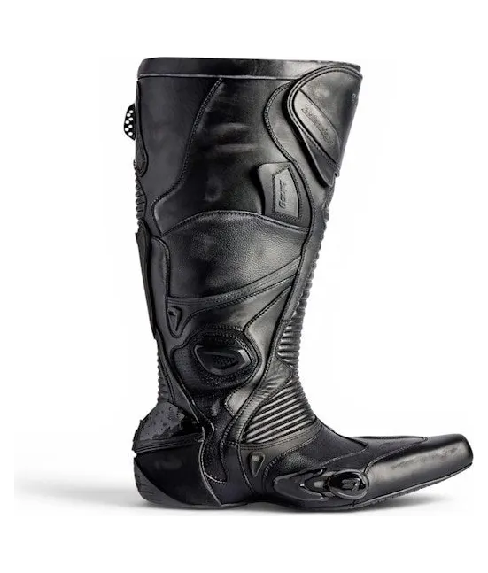 Balenciaga Calfskin Leather Motor Biker Boots Black (771185WB6A21000)