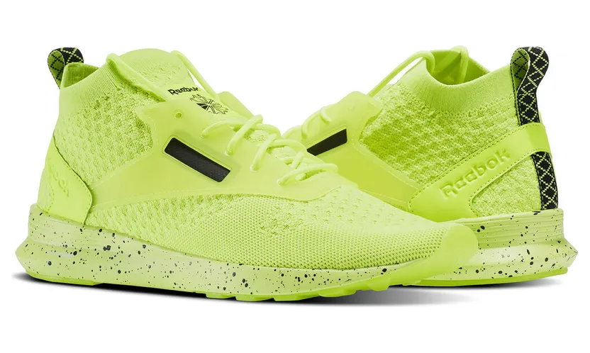 Reebok Zoku Runner Ultra Knit Is Solar Yellow Black White