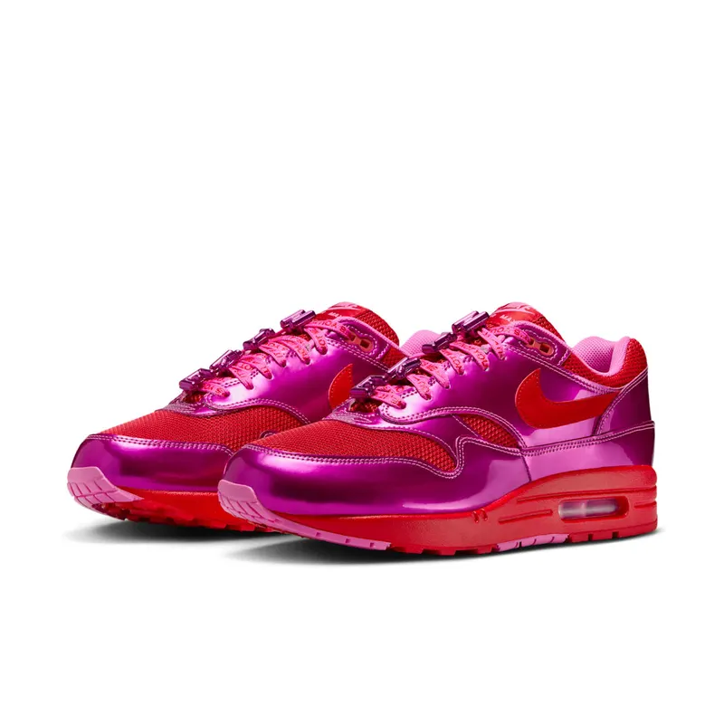 Nike Air Max 1 PRM “Valentine’s Day” (playful pink / university red) – HV2301-600