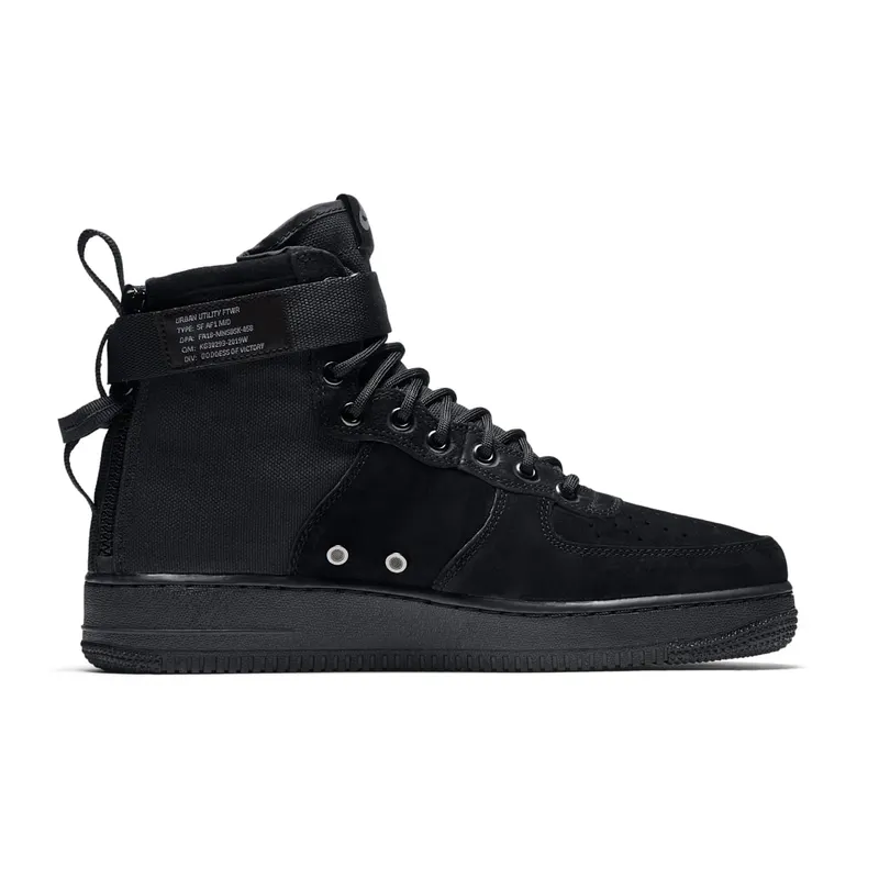 Nike SF Air Force 1 Mid Black Cool Grey Black/Black-Cool Grey (917753-008)