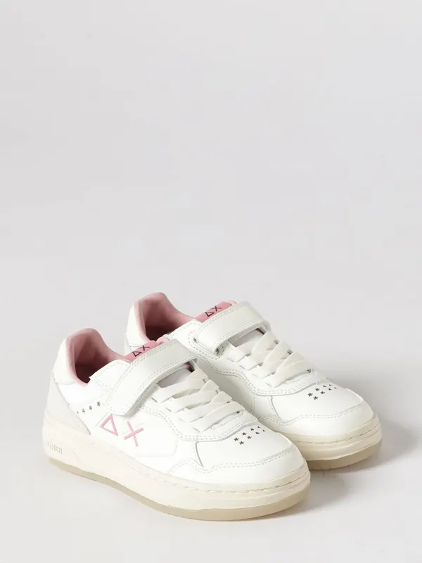 Sun68 Leather Sneakers White (Z364530151)