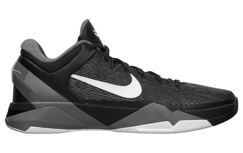 Nike Kobe 7 Black White Wolf Grey (488371-001)