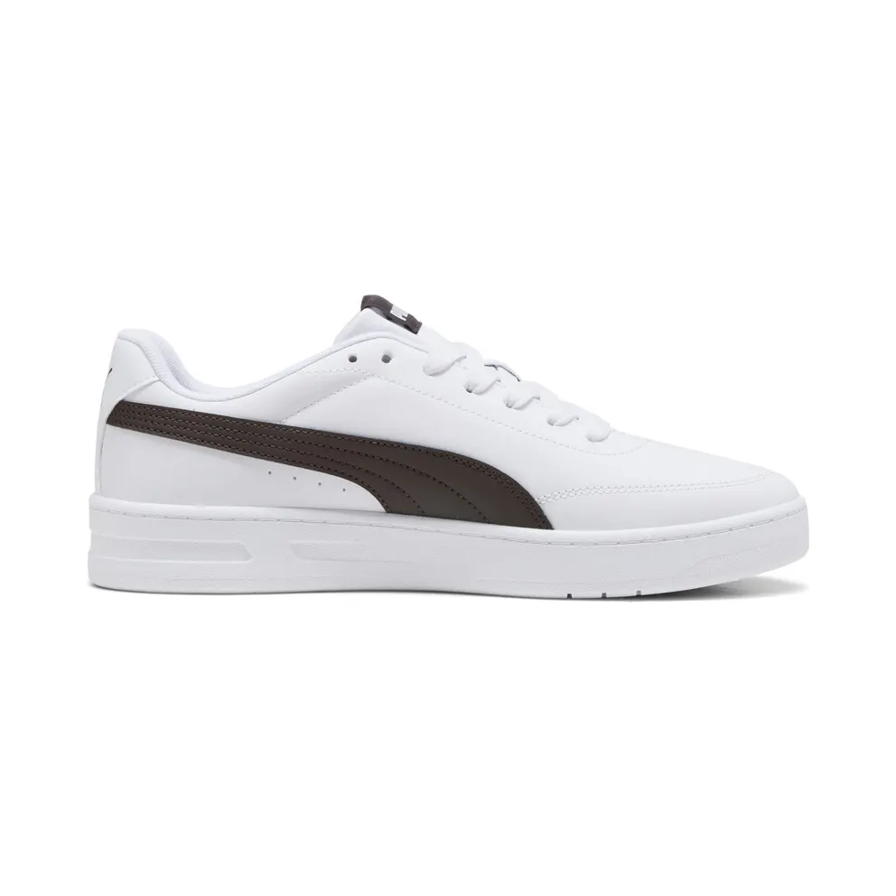 Puma Court Classic Clean “Puma White / Chocolate Fondue” (402223_21)