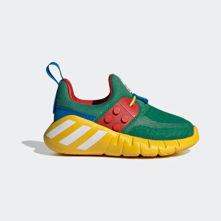 adidas x LEGOÂ® RapidaZen Slip-On Core Green / Cloud White / Shock Blue (H05285)
