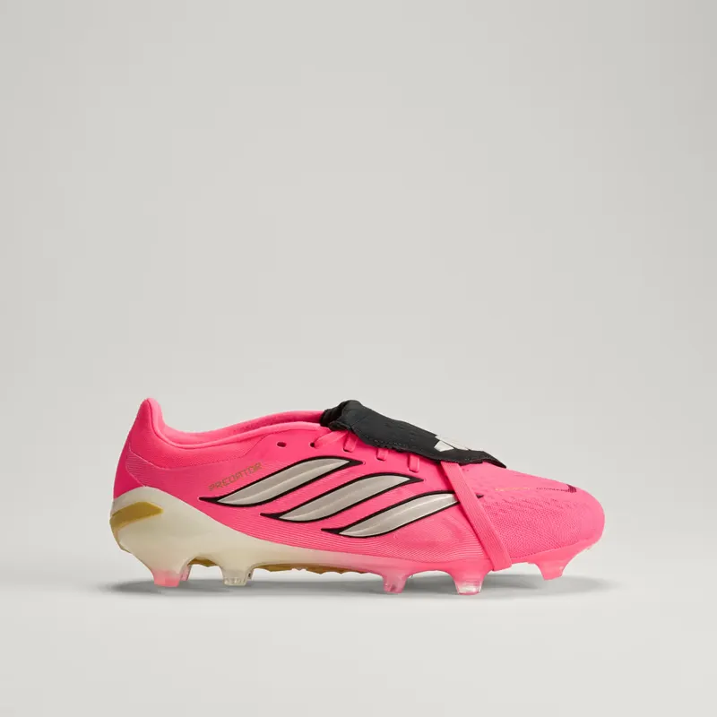Adidas Predator Pro Fold-Over Tongue FG Football Boots, Pink (HQ0015)