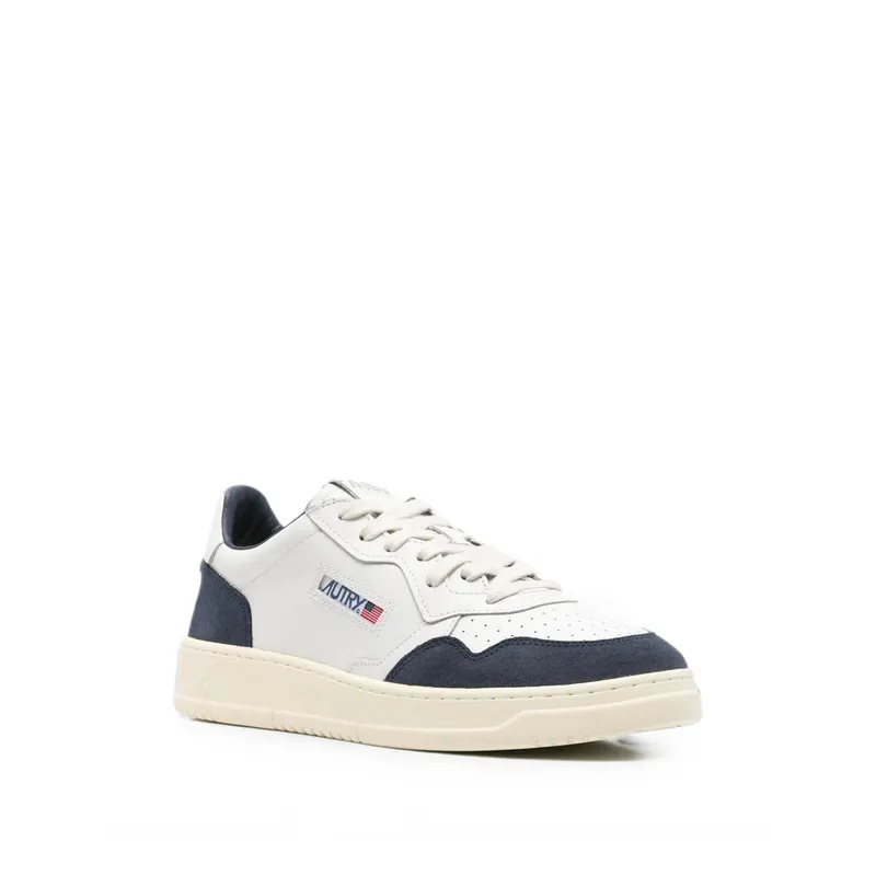 Autry Medalist Leather “White/Blue” (AULM FT22)