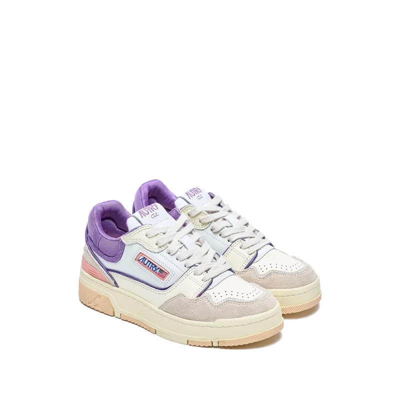 Autry Round-toe Suede “Neutrals/Purple” (ROLW MC12)
