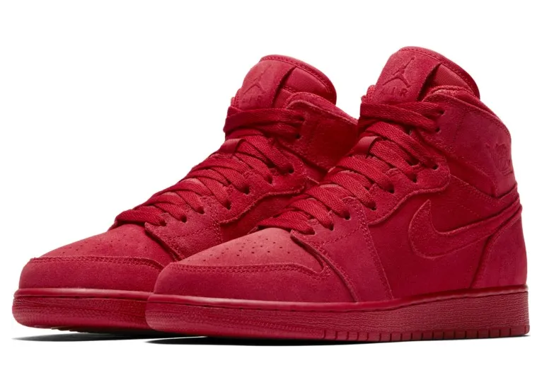 Air Jordan 1 Retro High BG Gym Red Suede (705300-603)