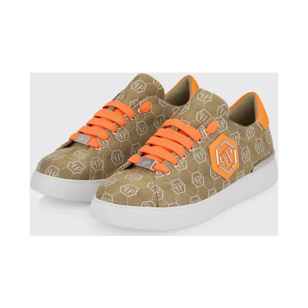 Philipp plein Fabric with Hexagon Jacquard Brown (PAFSMSC4093PTE021N0686)