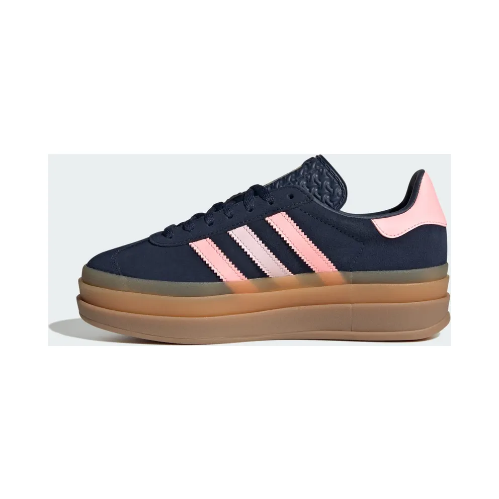adidas Gazelle Bold Night Indigo Glow Pink Gold Metallic (JR5951)