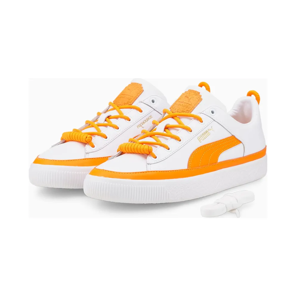 Puma x PRONOUNCE Basket Vintage Orange/White (381255-01)