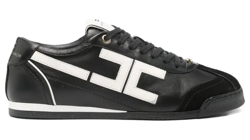 Elisabetta Franchi Sneakers mit Logo – Schwarz (SA82G56E2)
