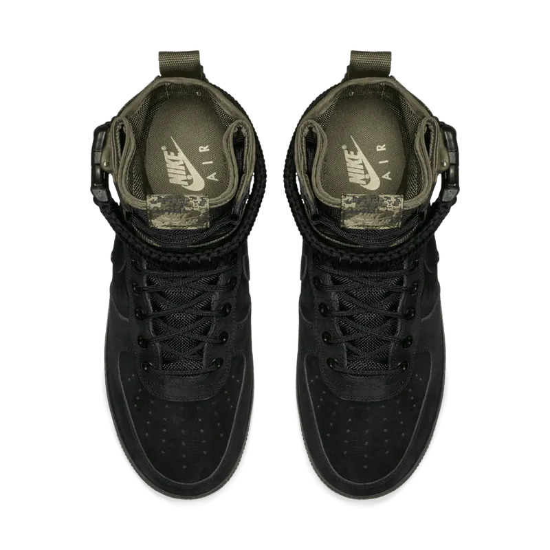 Nike SF Air Force 1 High Camo Black/Medium Olive-Neutral Olive-Black (864024-004)