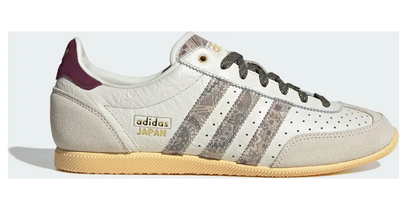 Adidas JAPAN X LIBERTY LONDON Off White / Maroon / Olive Strata “Paisley” (KH9801)