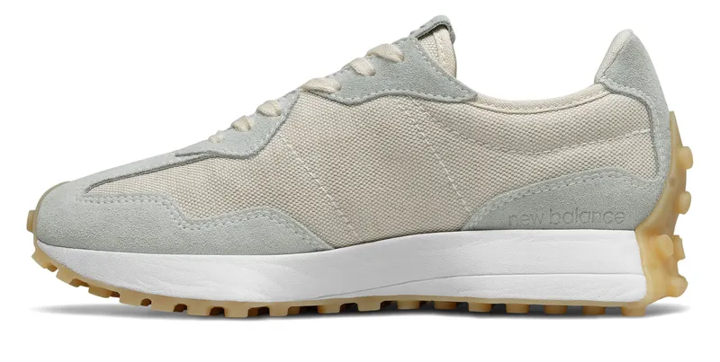 New Balance 327 Light Beige (W) White/Pale Blue (WS327UND)