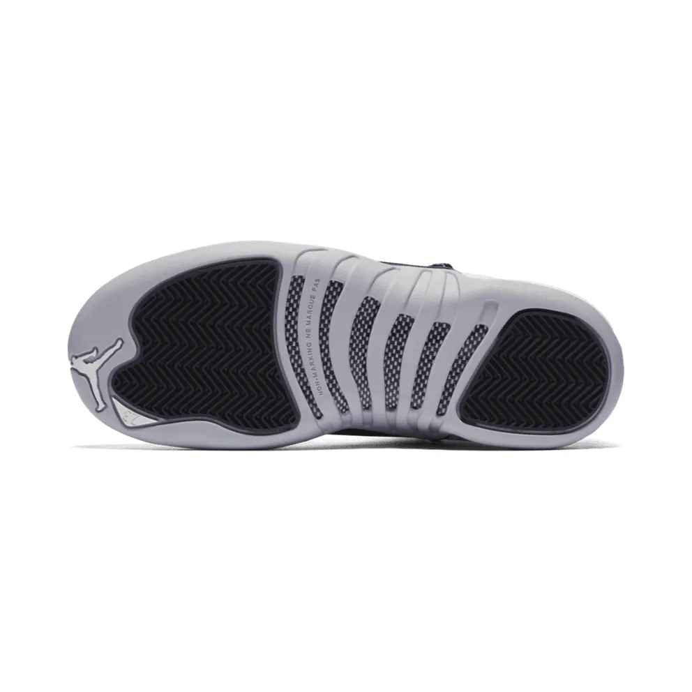 Jordan 12 Retro Barons (GS) White/Black-Wolf Grey (510815-108)