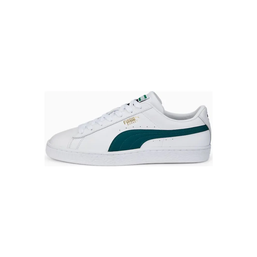 Puma Basket Classic XXI White/Green (374923-21)