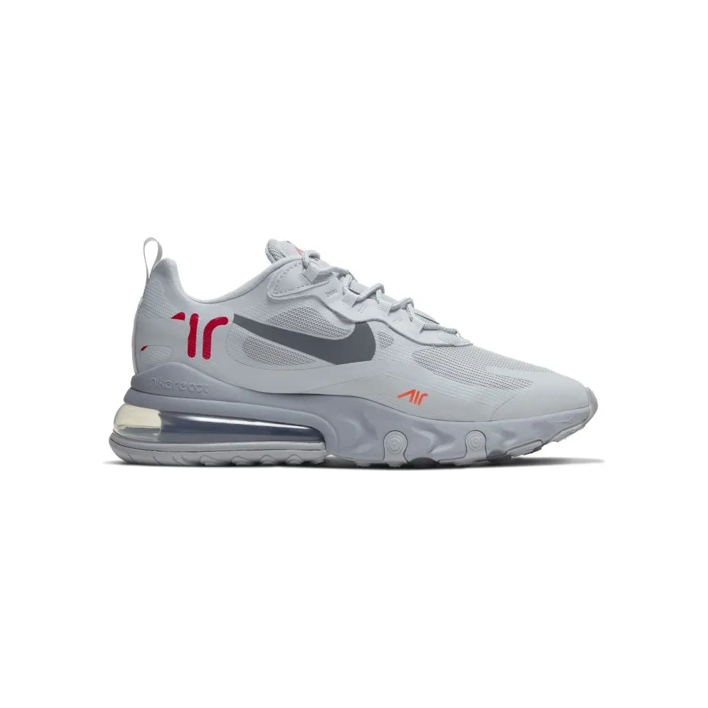 Nike Air Max 270 React Just Do It Grey Wolf Grey/University Red-Anthracite-Hyper Crimson (CT2203-002)