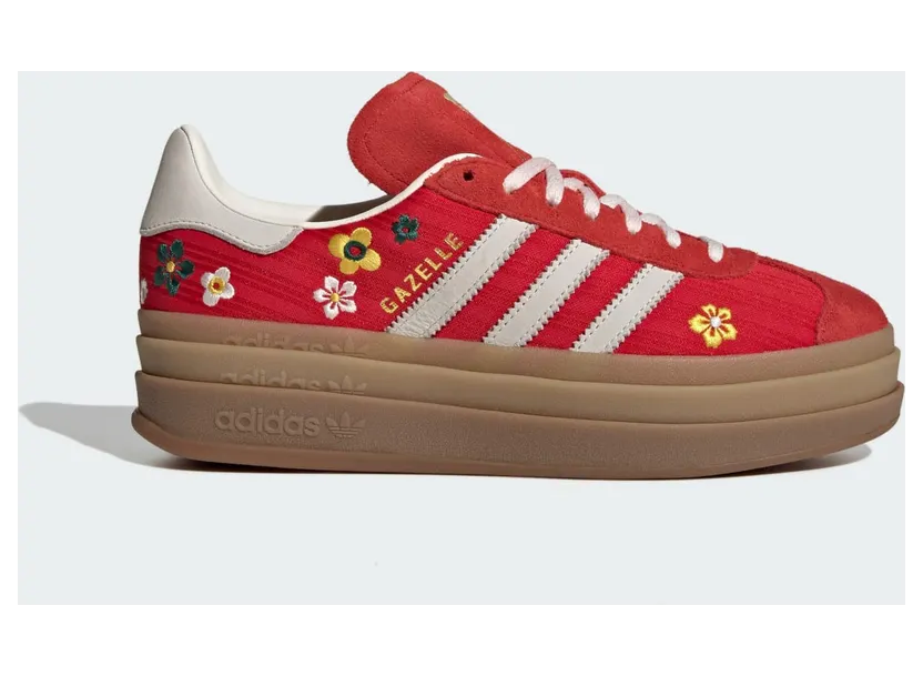 Adidas Gazelle Bold x Liberty London “Floral / Better Scarlet” (IH1921)