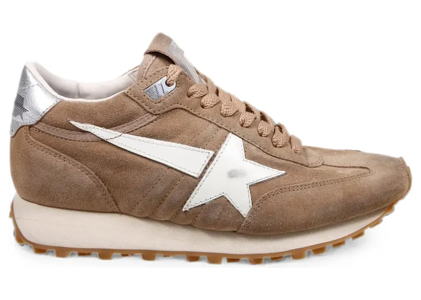 Golden Goose Marathon Sneakers mit Sternpatch – Braun (GWF01071F008445)