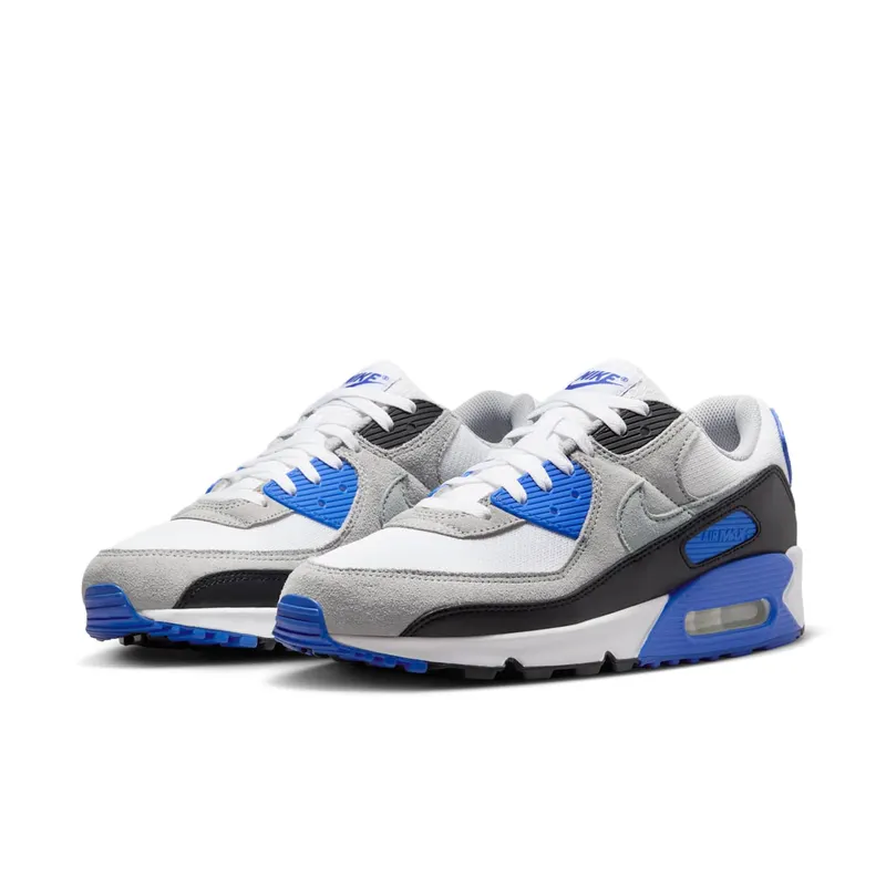 Nike Air Max 90 “White/Light Smoke Grey/Black/Particle Grey” (DM0029-112)