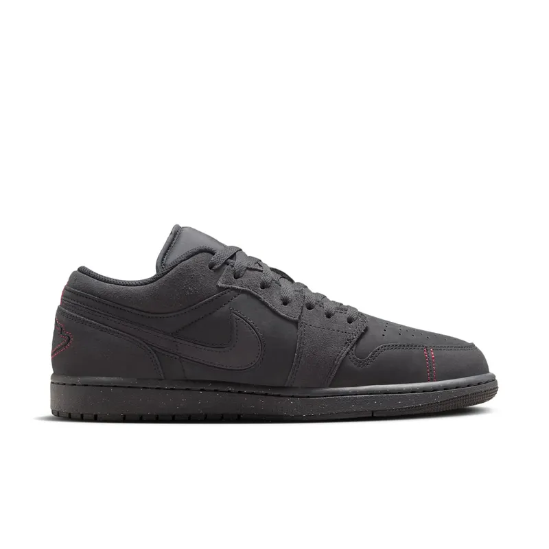 Jordan 1 Low SE Craft Dark Smoke Grey Varsity Red (FD8635-001)