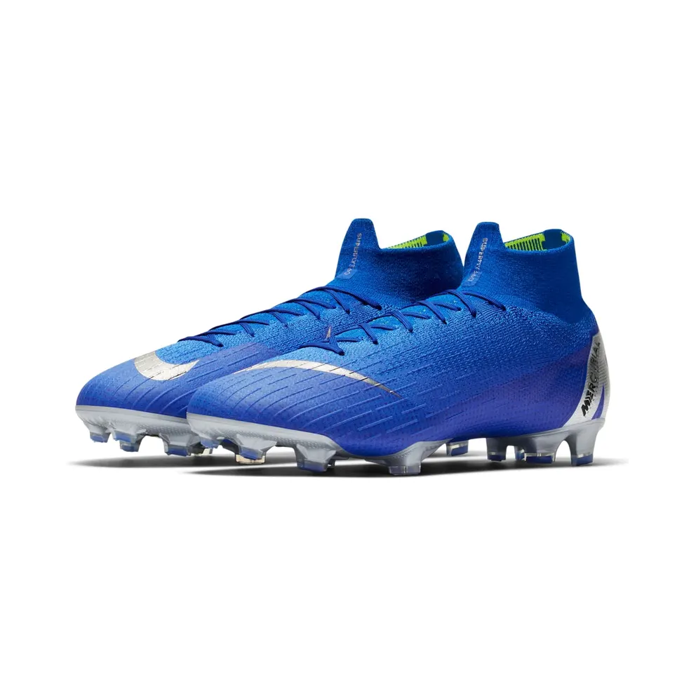 Nike Mercurial Superfly 6 Elite FG Racer Blue Racer Blue/Black-Metallic Silver-Volt (AH7365-400)