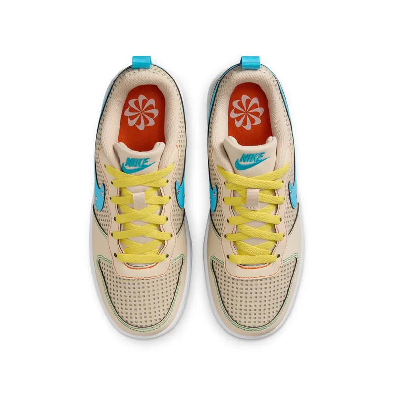 Nike Court Borough Low Recraft Sanddrift Phantom Opti Yellow Baltic Blue (IB7726-126)