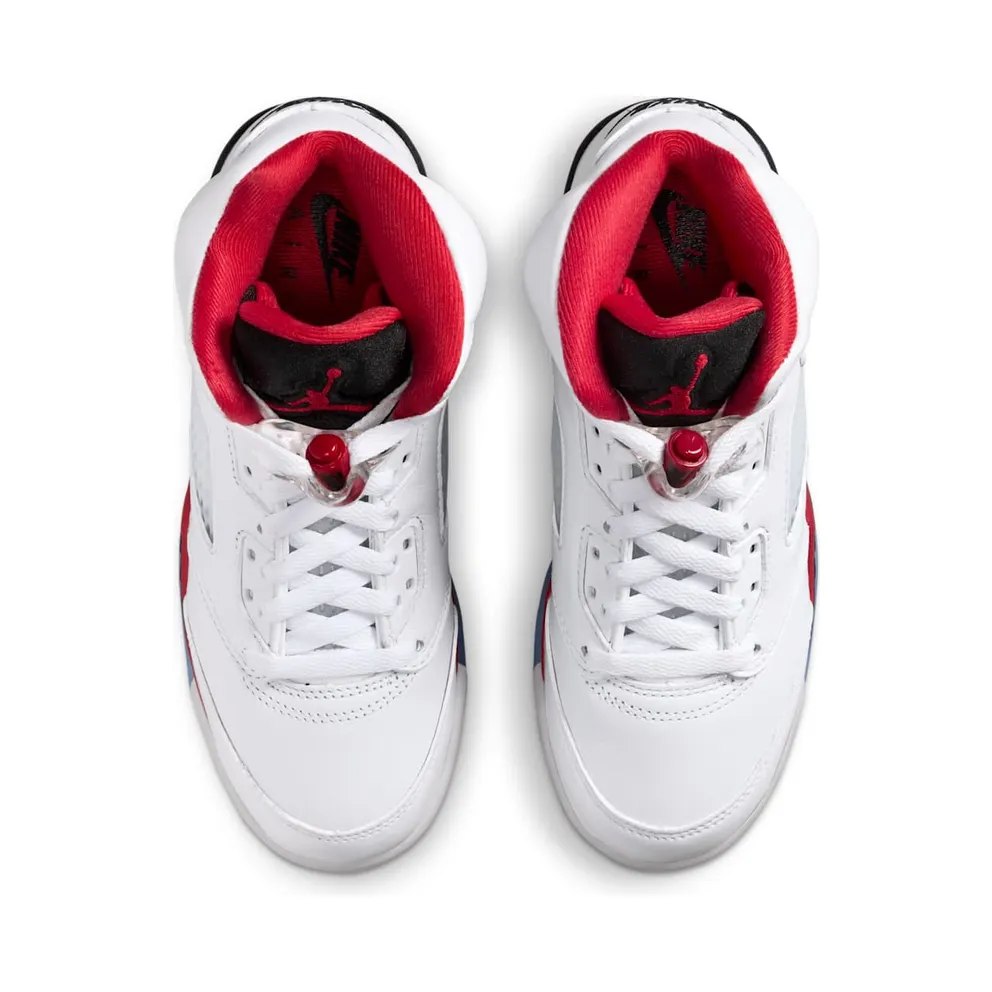Jordan Air Jordan 5 “White/Fire Red/Black” (HQ7980-101)