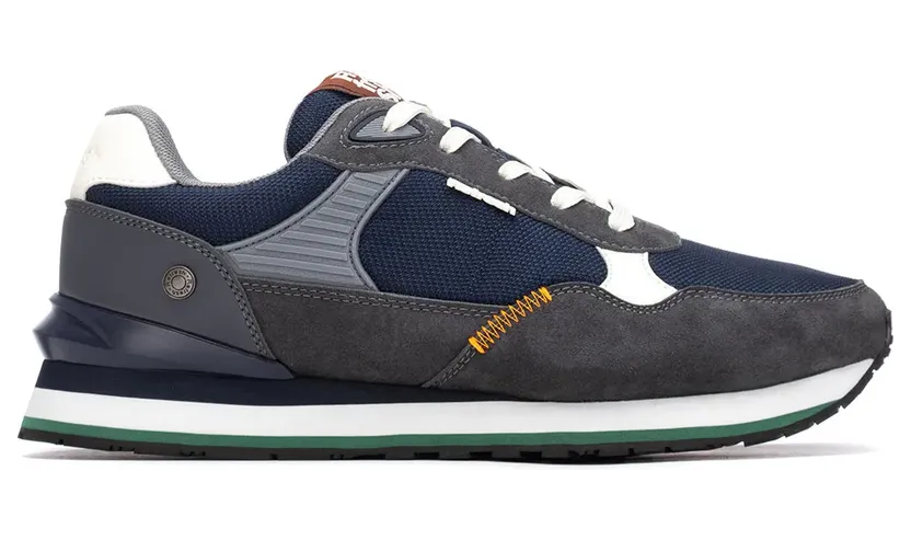 Sneakers Refresh Baskets Modèle Navire similicuir et tissu technique (173223-Navy)