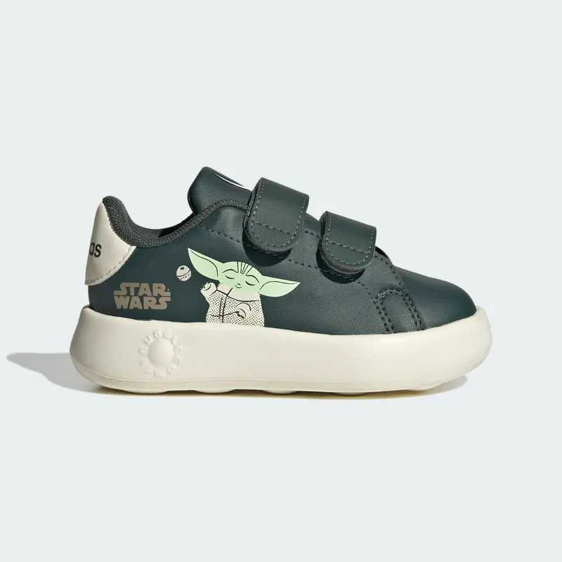 Adidas Star Wars Advantage Shoes Kids Legend Ivy / Off White / Mist Jade (IH6258)