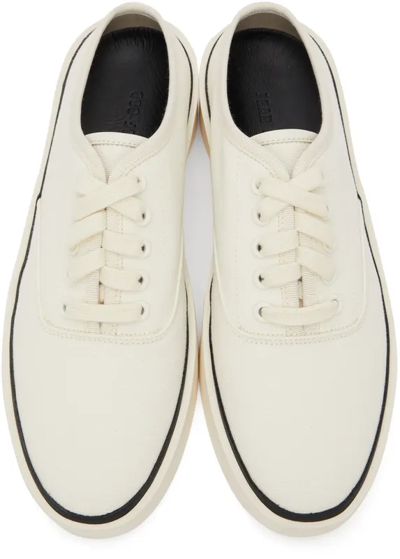 Fear of God White Canvas 101 Backless (FG80-003CNV)