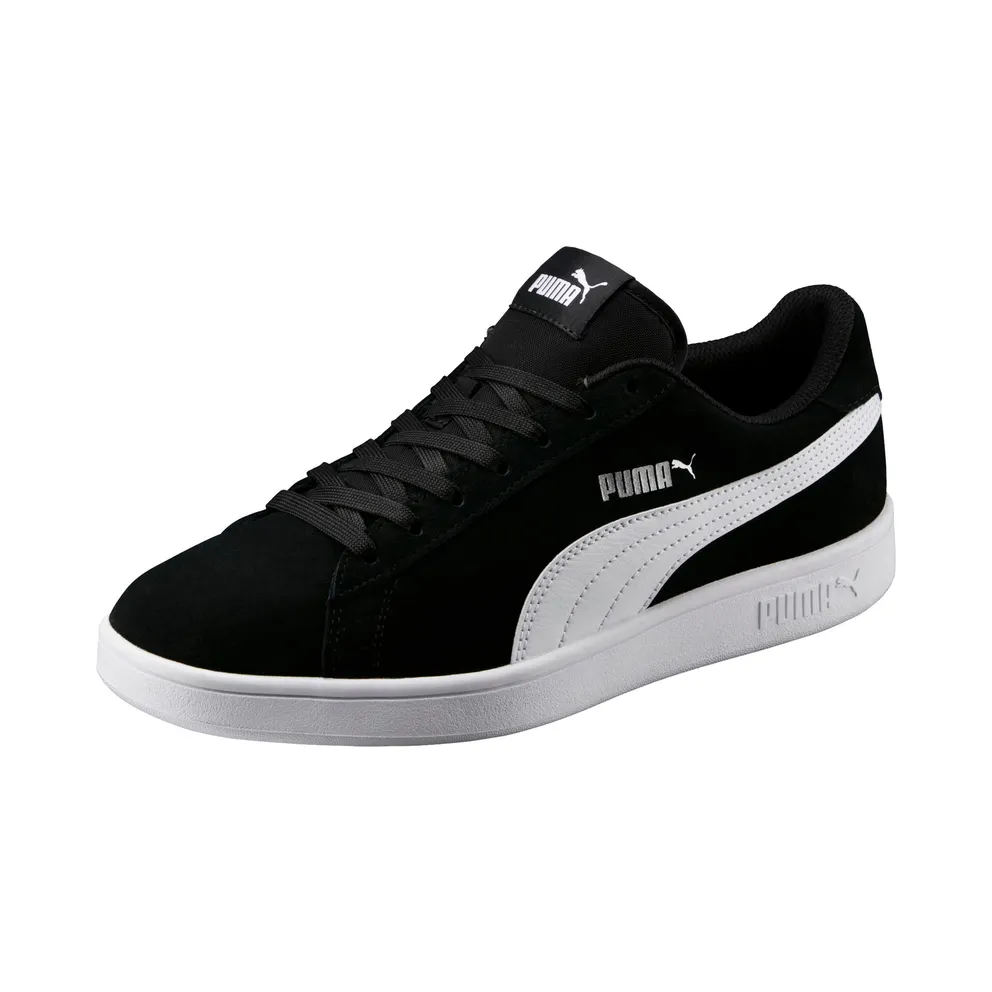Puma Smash v2 Silver/Black/White (364989-01)