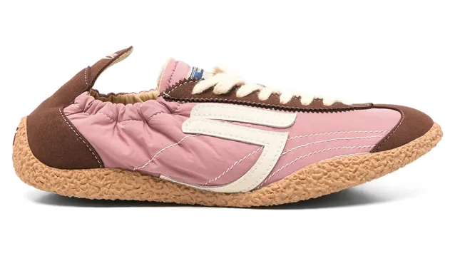Puraai Logo-patch Panelled “Pink/Brown” (PU901C-002)