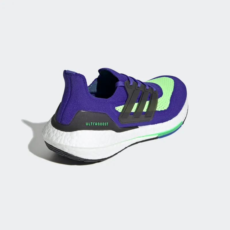 adidas Ultraboost 21 GREEN / Core Black / Screaming Green (S23873)