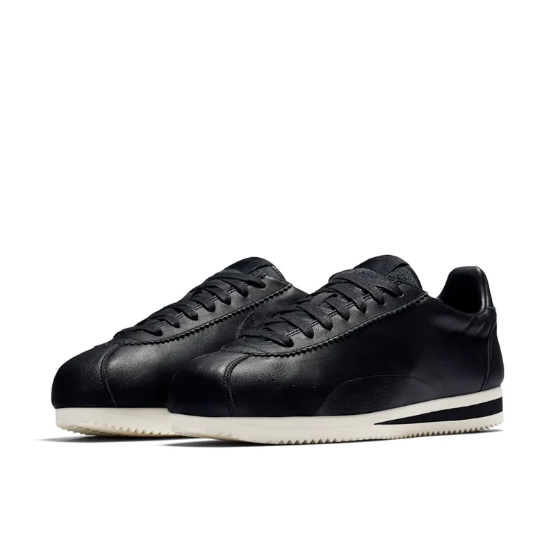 Nike  Classic Cortez Premium Swooshless Black Black/Sail/Black (807480-003)
