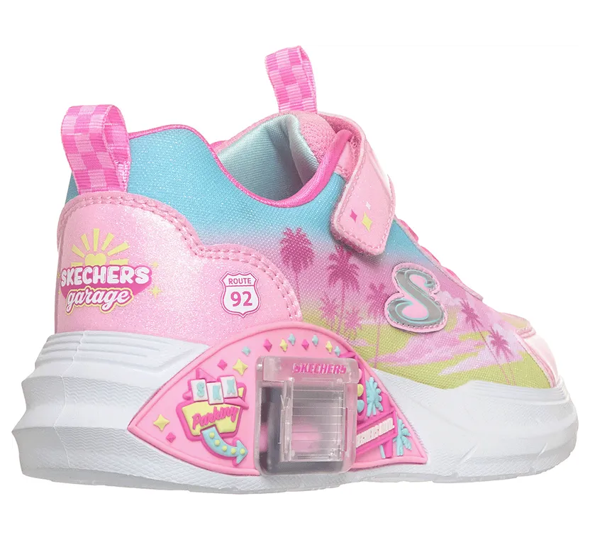 Skechers Garage “Glam Racer Pink” (304351LPKMT)