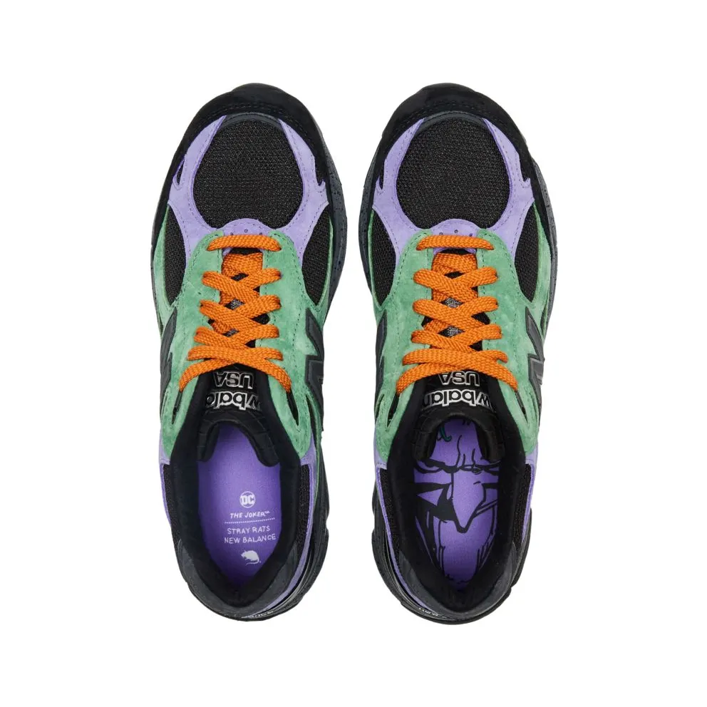 New Balance 990v3 Stray Rats Reprise Finale The Joker (2019) Green/Purple-Black (M990SK3)