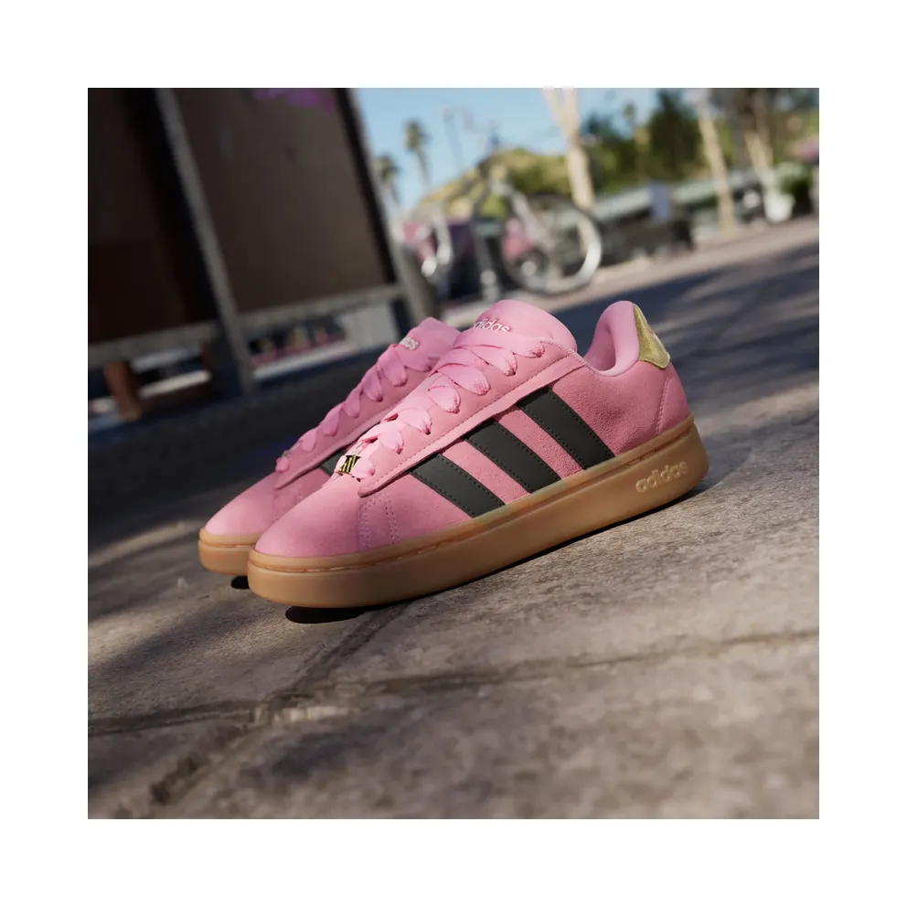 adidas Grand Court Alpha 00s Bliss Pink Core Black Gold Metallic (JH8669)