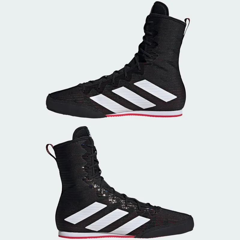 Adidas Box Hog 4 Core Black / Cloud White / Pure Ruby (IH2730)