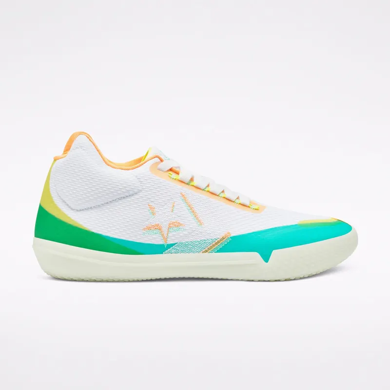 Converse All Star BB Evo Mid ‘Hi-Vis Collection – White Green Glow’ White/Green Glow/Fresh Yellow (169511C)