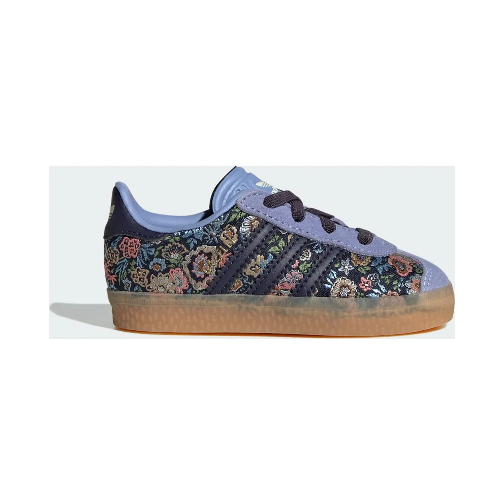 Adidas Gazelle x Liberty London Comfort Closure met Elastische Veters Kids Gum (JH5208)