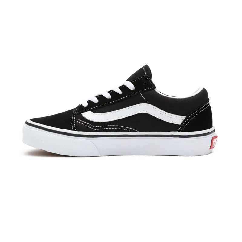 Vans Old Skool Black White (PS) Black/White (VN000W9T6BT)