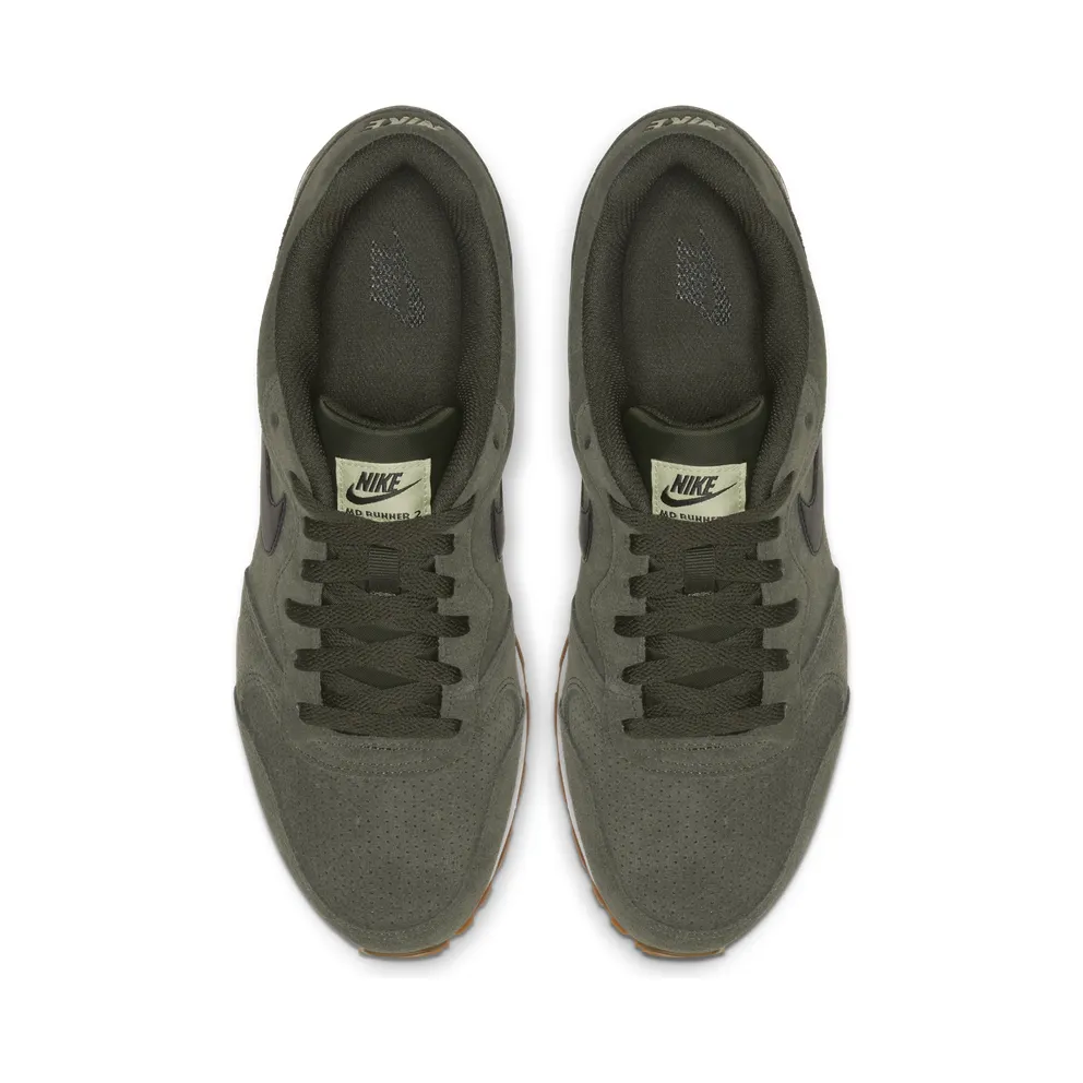 Nike MD Runner 2 Suede Olive “Sequoia / Lawn / Gum Light Brown / Black” (AQ9211-300)