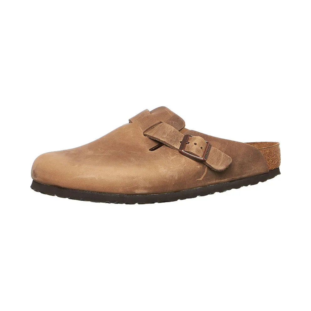 Birkenstock Boston BS Oiled Leather Tabacco Brown (960811)